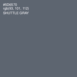 #5D6570 - Shuttle Gray Color Image